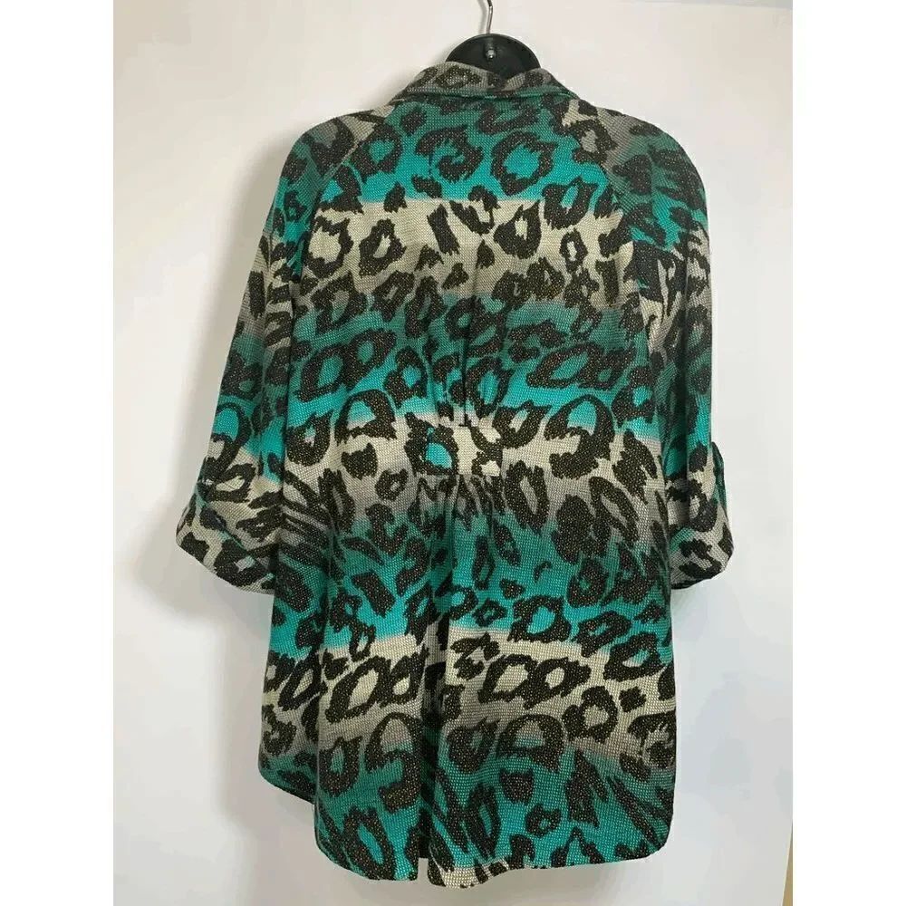 Multiples Animal Print Blazer - Picture 2 of 9